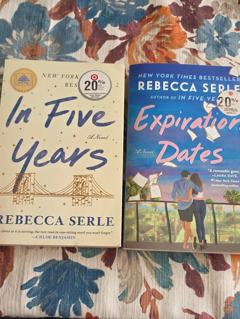 In Five Years / Expiration Dates by Rebecca Serle Set Paperback Book Set
